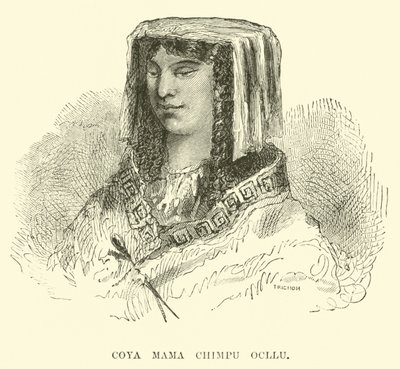 Coya Mama Chimpu Ocllu by Edouard Riou